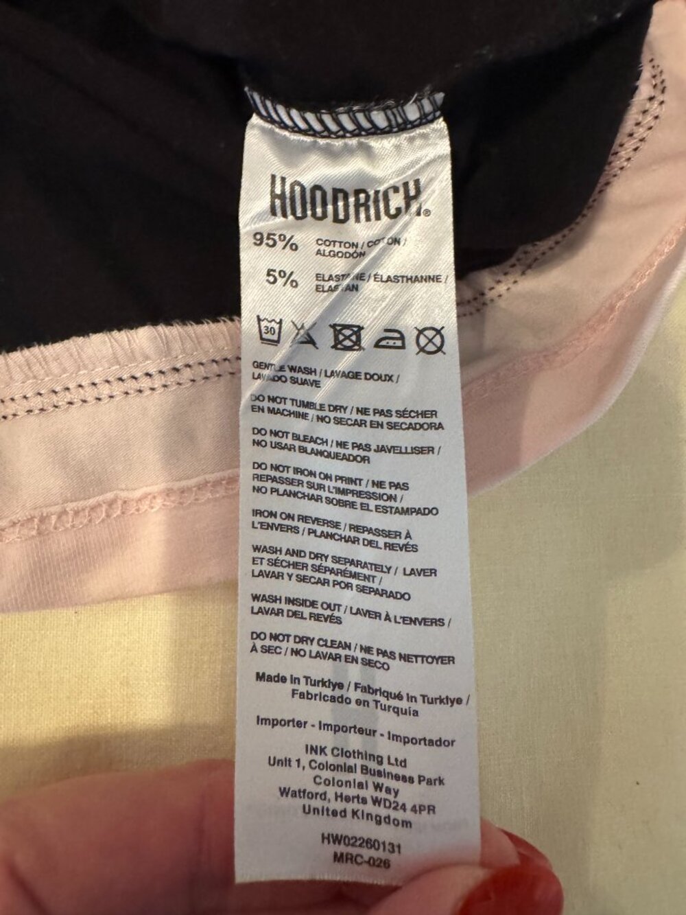 Hoodrich Y2K Black Pink Layered Halter Tank Top Size M - Picture 7 of 8